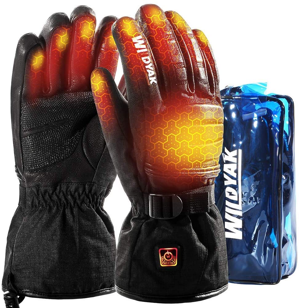 WILDYAK Heated Gloves for Men Women, Electric Heating Gloves WILDYAK